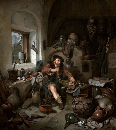 El alquimista de Cornelis Pietersz Bega